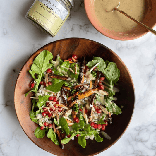 Barley Salad with Cashew Dressing