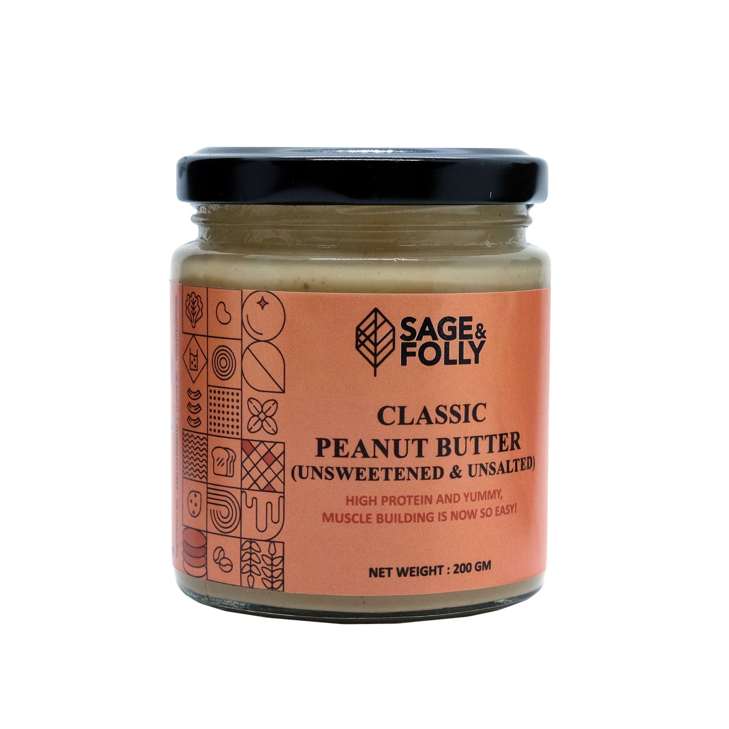 Classic Peanut Butter (unsalted & unsweetened)